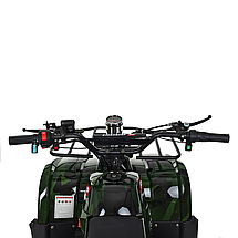 Квадроцикл електричний дитячий підлітковий Profi HB-EATV1000D-10 MP3 USB SD одномісний зелений, фото 2