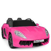 Машина електрична дитяча Bambi Racer M 4055 (MP4)AL-8 Порше на акумуляторі USB електромобіль рожевий, фото 5