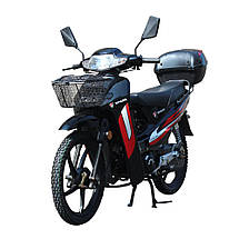 Мотоцикл легкий дорожній SPARK SP125C-3CF бензиновий чотиритактний двомісний 125 кубів із багажником, фото 3