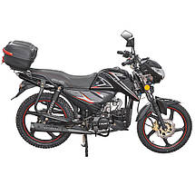 Мотоцикл легкий дорожній SPARK SP125C-2CD бензиновий чотиритактний двомісний 125 кубів із багажником, фото 2
