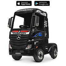Вантажівка електрична дитяча Bambi bM 4208EBLR-2 пульт ДК електровантажівка акумуляторна одномісна чорний, фото 4