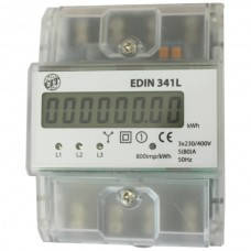 EDIN 341L, 3-фазний, 1-тарифний електролічильник