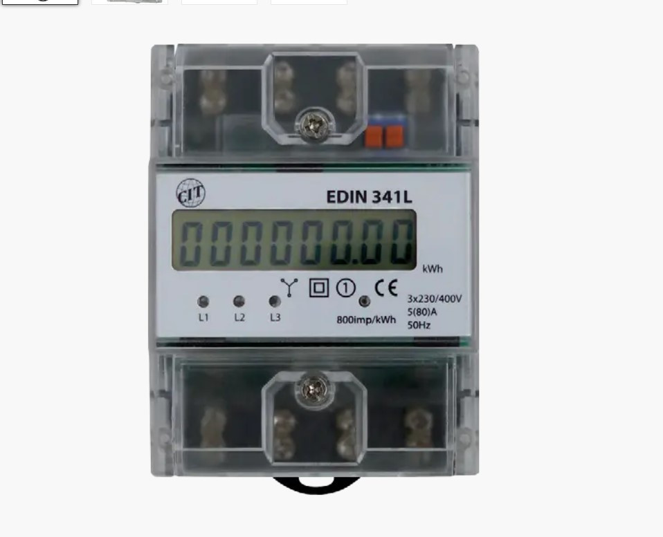 Купить EDIN 341L, 3-фазный, 1-тарифный электросчетчик, цена 3705 грн ...
