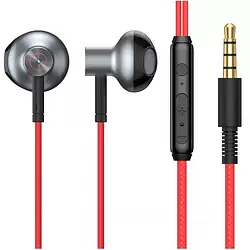 Дротові навушники з мікрофоном Baseus Encok 3.5 mm Wired Earphone H19 Red (NNGH19-09)