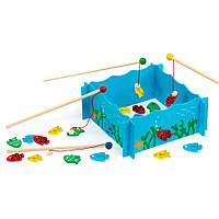 Игровой набор Рыбалка Viga Toys 56305, 4 удочки, Lala.in.ua