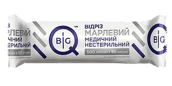 Відріз марлевий медичний нестерильний BigQ 500см×90см, ролик, тип 17, 44140