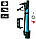 Насос велосипедний ручний портативний із кріпленням (гойдалка для м'яча), фото 7