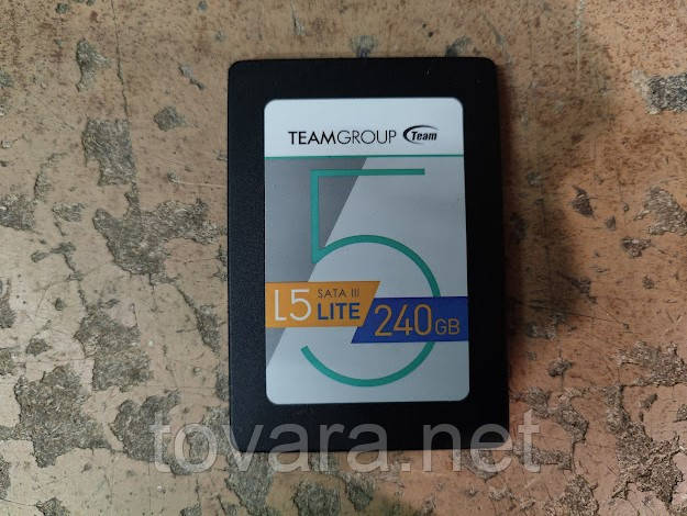 Жорсткий диск Вінчестер SSD 240 Gb / Гб Team Group L5 Lite T2535T240G0C101 2.5" SATA3 No 232001