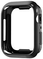 Чехол Apple Watch 38 mm глянцевый TPU Silicone 0.6mm Black