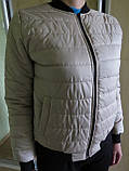 Весняна жіноча куртка розмір 42 44 46 колір темна пудра, фото 10