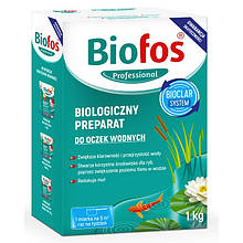 Хімія для очистки водойми озера ставка 1 кг Bioclar, Biofos