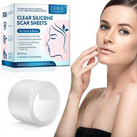 Elaimei Clear Silicone Scar Sheets For Face & Body прозрачный силиконовый пластырь от рубцов и шрамов.