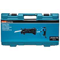 Професійна шабельна пила (ножівка) MAKITA JR3051TK : 1200Вт, число ходу 3.000хв-1, довжина ходу 30 мм, фото 6