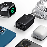 Мережевий зарядний пристрій Baseus Compact Charger 3U 17 W EU black (CCXJ020101), фото 6