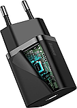 Мережевий зарядний пристрій Baseus Super Si Quick Charger 1C 20 W EU black (CCSUP-B01), фото 5