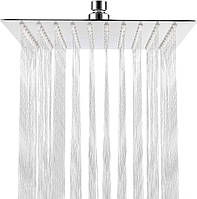 Лійка стельова душова "тропічний душ" з нержавіючої сталі квадратна INOX-SUS-304 SH-06