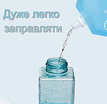 Автоматичний диспенсер для мила Lebath Micro 450ml (LP-FD810) Блакитний, фото 3