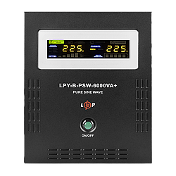 ДБЖ з правильною синусоїдою 48V LPY-B-PSW-6000VA+(4200Вт)10A/20A