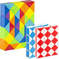 Кубик-рубик "Змійка" 114400, асортимент квітів