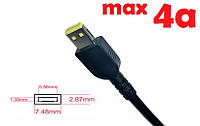 Dc кабель для блока питания Square tip 7.50x2.89mm (NO pin) (4a) (1.5m) (A class) 1 день гар.