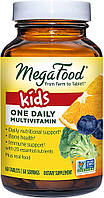 Мультивитаминный комплекс для детей MegaFood Kids One Daily 60 таблеток, детские жевательные витамины iherb