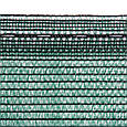 Сітка для затінення, захисна, 55%, 60 г/м², 1,5x10m, AS-CO6015010GR/P, фото 2