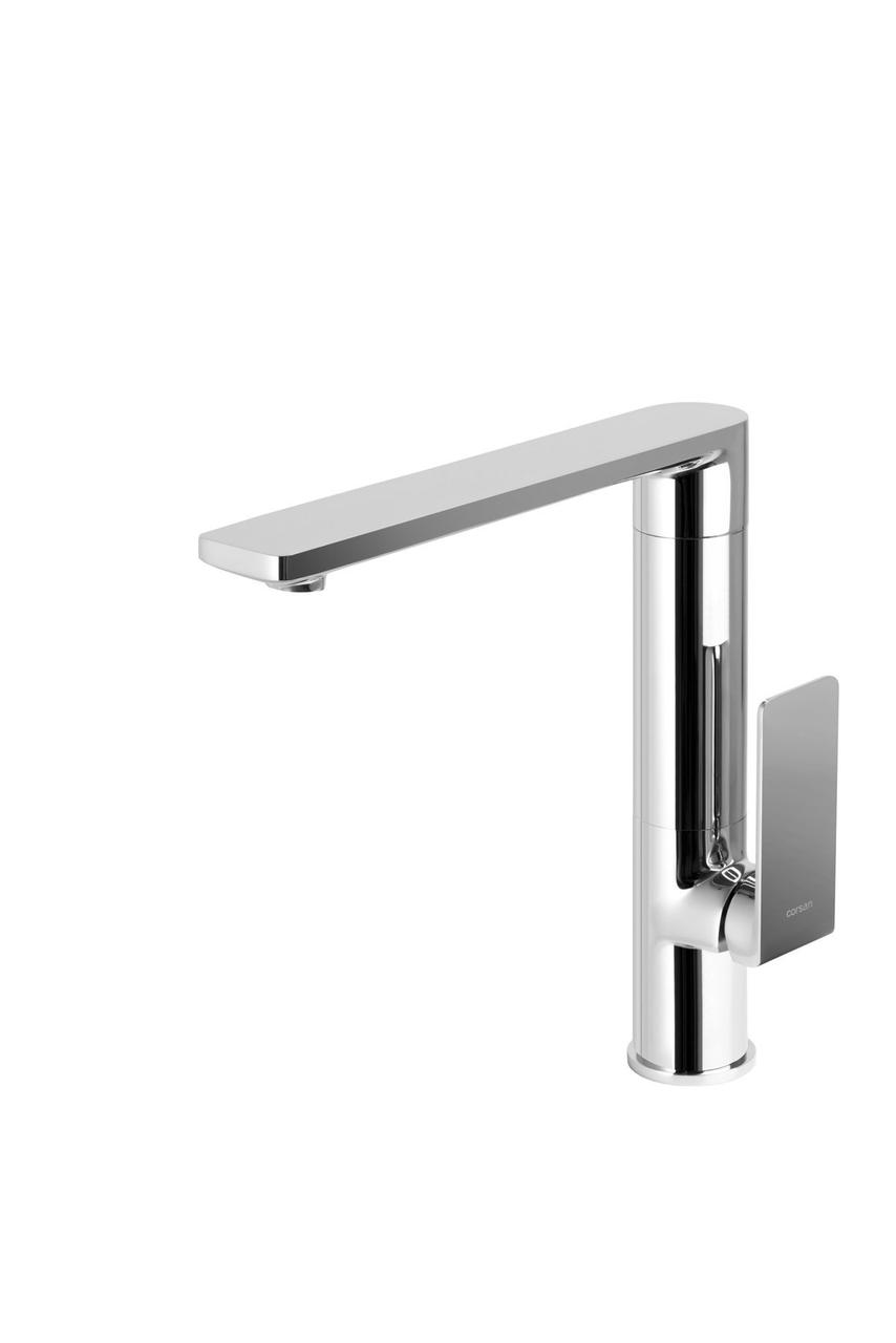 Змішувач для кухні CORSAN TRINO CHROME хром з рухомим носиком *, фото 1