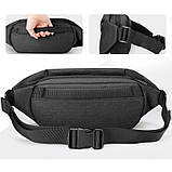 Сумка бананка Mark Ryden MR7786JY регульований ремінець (Чорний), фото 2