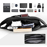 Сумка бананка Mark Ryden MR7786JY регульований ремінець (Чорний), фото 3