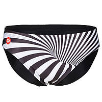 Мужские плавки Arena Men's Crazy Arena Swim Briefs черно-белые 004676-550