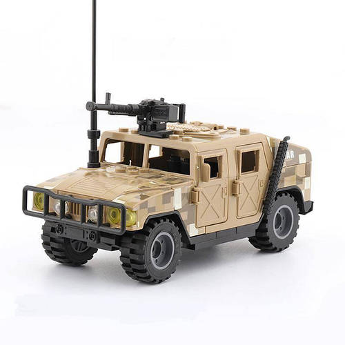 Купить Автомобиль военная машина хаммер для фигурок спецназ swat с лего ...