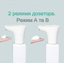 Автоматичний диспенсер для мила Lebath Micro 450ml (Xiaomi) LP-FD810, фото 2