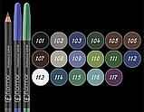 Водостійкий олівець для очей Flormar Waterproof Eyeliner 105 Warm Brown (Коричневий) 1,7 г, фото 4