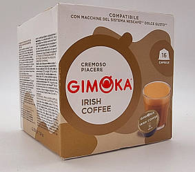 Кава у капсулах Gimoka Dolce Gusto Irish Coffee Ірландська кава 16 шт. (16 порцій)