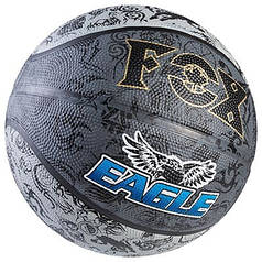 М'яч баскетбольний чорний FOX Eagle