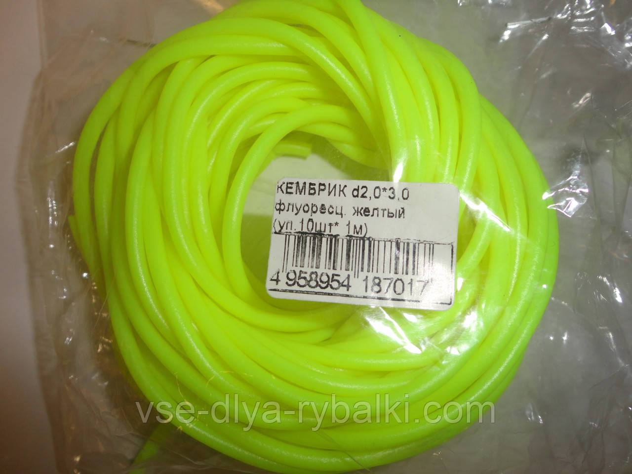Кембрик флуоресцентний d2,0x3,0 1метр, фото 1