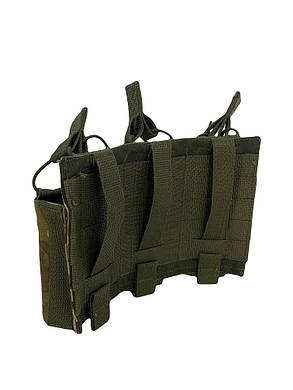 Підсумок відкритий під 3 магазина АК Cordura 500D мультикам ТТХ, фото 2