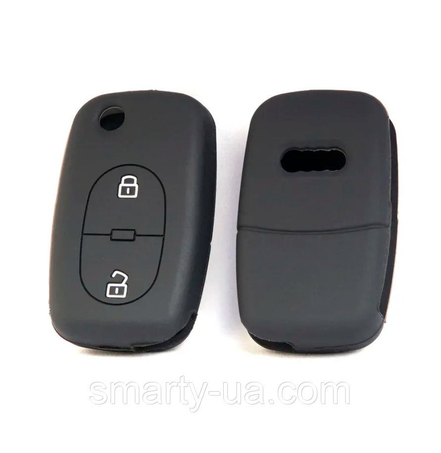 Силиконовый чехол для ключа автомобилей AUDI A2, A3, A4, A6, A8, TT на 2-е кнопки - фото 2 - id-p391160932