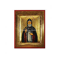 Икона Святого Иова Почаевского писаная на холсте 13,5 Х 16,5 см