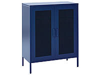 WAKATIPU темно-синий металлический двухдверный шкаф