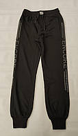 Чорні спортивні штани на хлопчиків 158,170,176 зросту ENCORE
