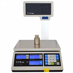Ваги торговельні CAS ER JR-CBU (6, 15, 30 кг)