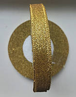 Лента люрекс(парча). Цвет - золото яркое . Ширина - 1,2 см, длина - 23 м