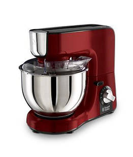 Кухонна машина Russell Hobbs Desire, 1000 Вт, чаша-метал, корпус-пластик, насадок-4, червоний