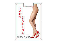 Колготы капроновые женские CLASSIC 20 DEN (4р.) (Chocolate) ТМ LADY SABINA