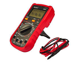 Мультиметр цифровий Kaisi 9805 з функцією Auto Off, з підсвічуванням (струм до 10A)