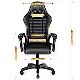 Комп'ютерне крісло Hell's HC-1003 Gold, фото 8