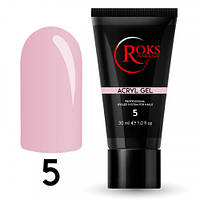 Акрил гель для ногтей Roks Acryl gel 30 мл, № 5