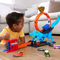 Ігровий набір "Полювання Ті-Рекса" Hot Wheels HKX42 ОРИГІНАЛ, фото 5