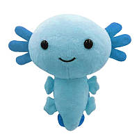 Милая мягкая игрушка Аксолотль голубой 18 см (NR0046_2)